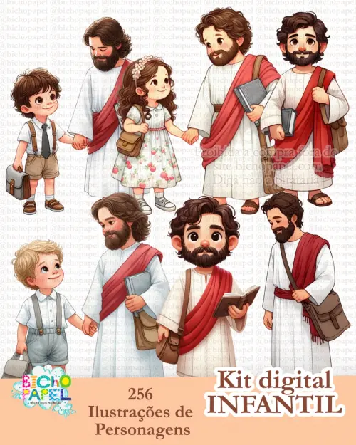Kit Digital Ilustrações Infantil