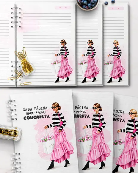 Arquivo 20 Capas 20 Miolos e 9 Lettering Fashion Girl