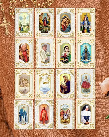 Arquivo 40 Santinhos Católicos  Parte 2