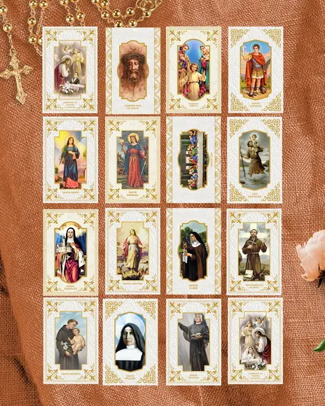 Arquivo 40 Santinhos Católicos  Parte 2
