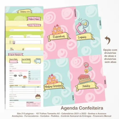 Arquivo Agenda Confeiteira Permanente (não É Por Correio)