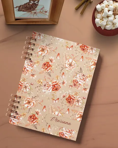 Arquivo Agenda Permanente 1 Dia Por Página Floral Boho