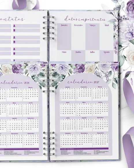 Arquivo Agenda Permanente 1dpp com Versículos Violeta