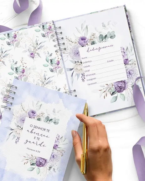 Arquivo Agenda Permanente 1dpp com Versículos Violeta
