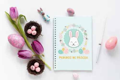 Arquivo Caderno de Pedidos de Páscoa - Nâo É Por Correio