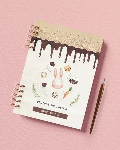 Arquivo Caderno de Pedidos de Páscoa - Nâo É Por Correio