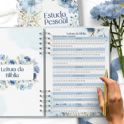Arquivo Caderno Estudo Pessoal Feminino Jw Coleção Blue