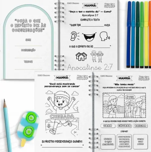 Arquivo Caderno Infantil Assembleias 2025 Adore com Espírito