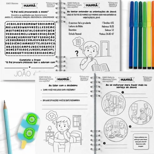 Arquivo Caderno Infantil Assembleias 2025 Adore com Espírito