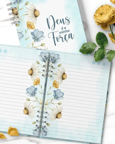 Arquivo Caderno Pautado Flores do Campo
