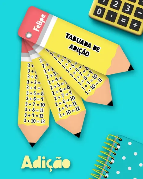 Arquivo Chaveiro Tabuada 4 Operações