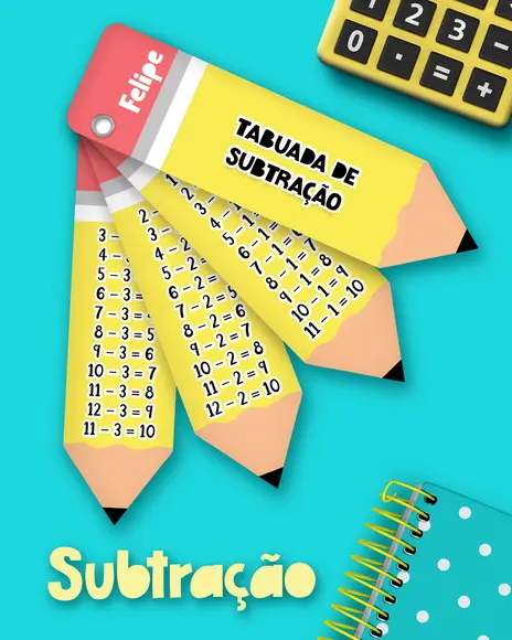 Arquivo Chaveiro Tabuada 4 Operações