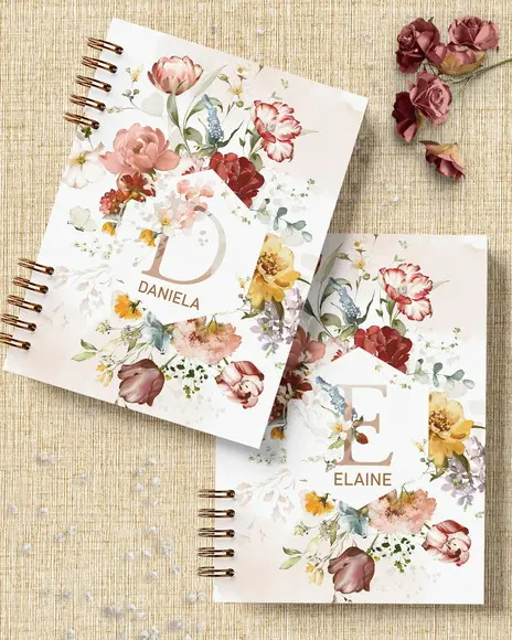Arquivo Combo 26 Capas Alfabeto a a Z Miolo Caderno Decorado