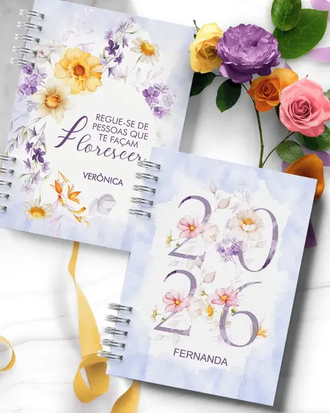 Arquivo Combo 6 Agendas 2027 e Permanente Floral Encanto