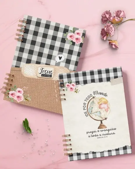 Arquivo Combo Fé com 19 Capas + Miolo Caderno Oração