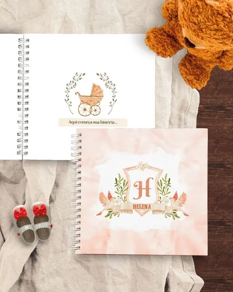 Arquivo Combo Livro do Bebê 20×22 Menina 108 Capas Alfabeto