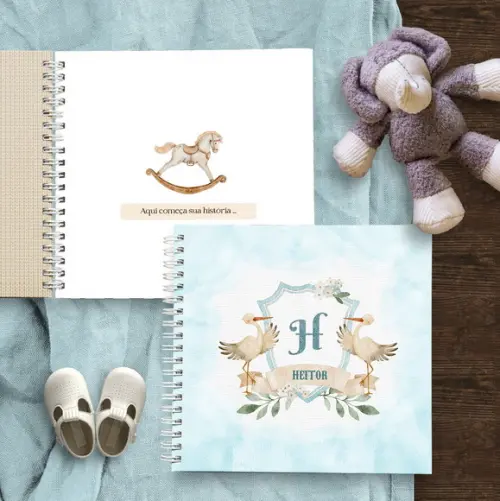 Arquivo Combo Livro do Bebê 20×22 Menino 108 Capas Alfabeto