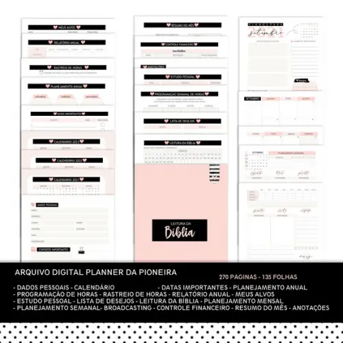 Arquivo Combo Planner da Pioneira Permanente