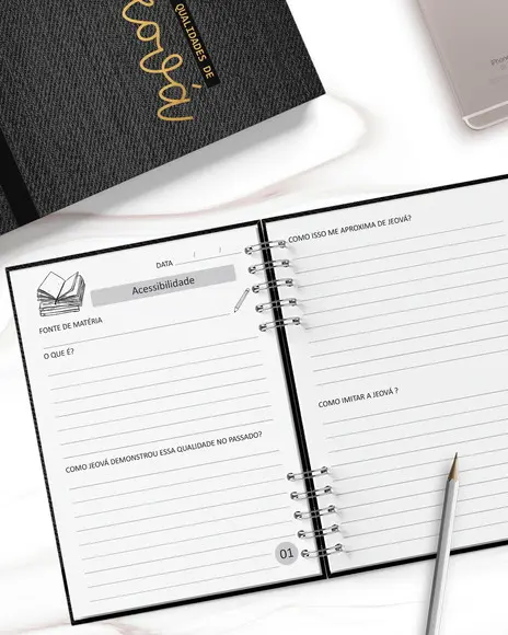 Arquivo Digital Caderno as Qualidades de Jeová Masculino