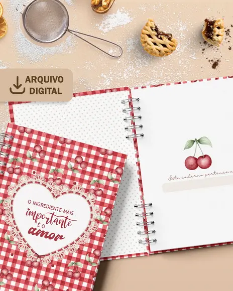 Arquivo Digital Caderno de Receitas Doce Amor