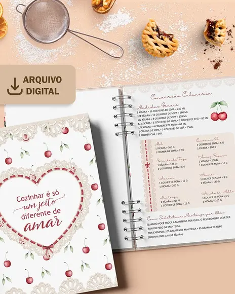 Arquivo Digital Caderno de Receitas Doce Amor