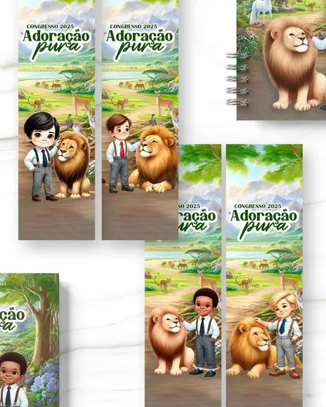 Arquivo Digital Kit Marca Páginas Infantil Congresso 2025