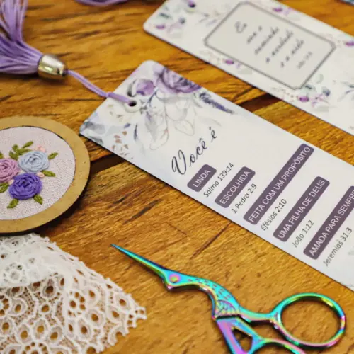 Arquivo Digital Marca Páginas Coleção Violeta