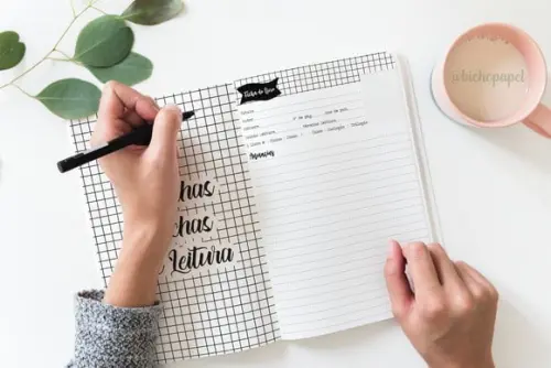 Arquivo Digital Planner Literário Diário de Leitura