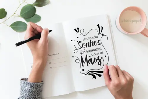 Arquivo Digital Planner Literário Diário de Leitura