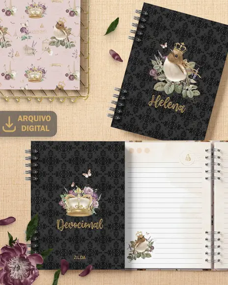 Arquivo Kit 19 Capas Miolo Pautado e Miolo Devocional