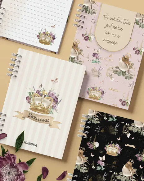 Arquivo Kit 19 Capas Miolo Pautado e Miolo Devocional