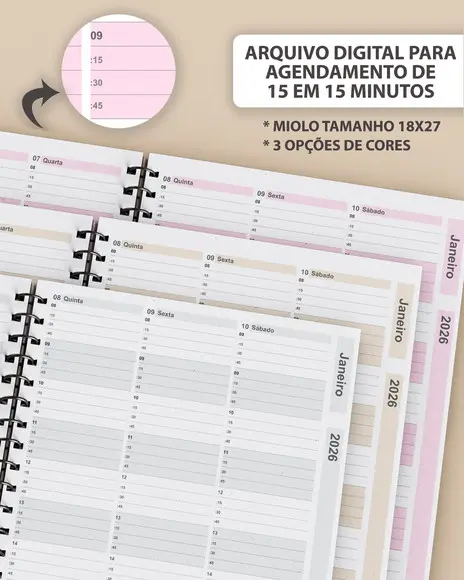 Arquivo Kit Agendamento de 15 Minutos (não É Por Correio)