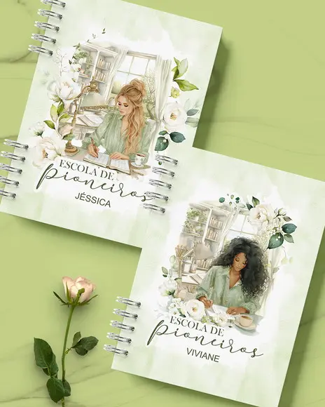 Arquivo Kit Caderno Escola de Pioneiros Jw Feminino