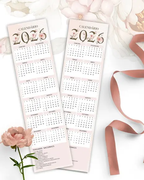Arquivo Kit Calendários 2026 de Mesa A5 A6 Refúgio
