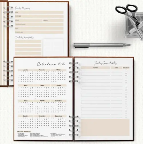 Arquivo Kit Planner Pioneiro Ano Serviço e 2026 Completo