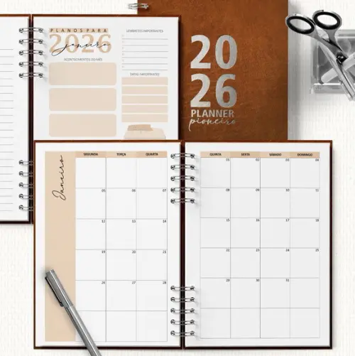 Arquivo Kit Planner Pioneiro Ano Serviço e 2026 Completo
