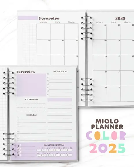 Arquivo Miolo Planner 2025 Color