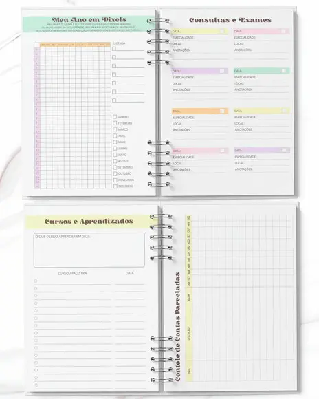 Arquivo Miolo Planner 2025 Color