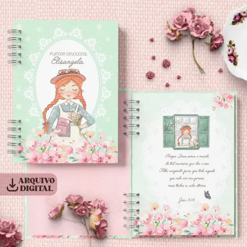 Arquivo Planner Devocional Anne de Green Gables
