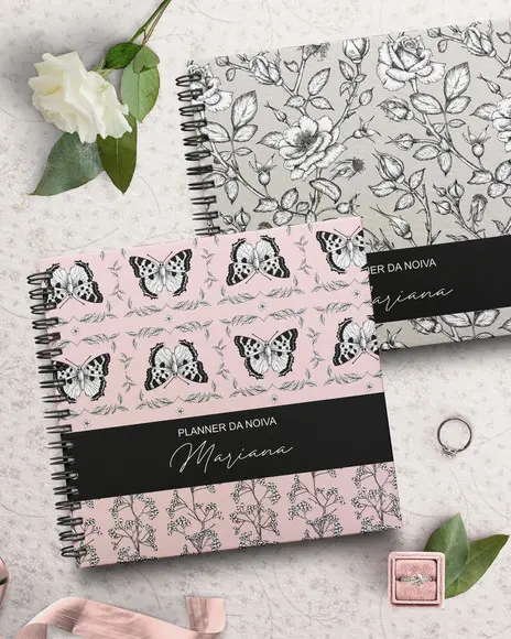 Combo Arquivo 30 Capas e Planner da Noiva 18×18
