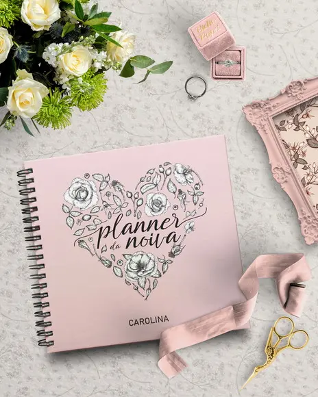 Combo Arquivo 30 Capas e Planner da Noiva 18×18