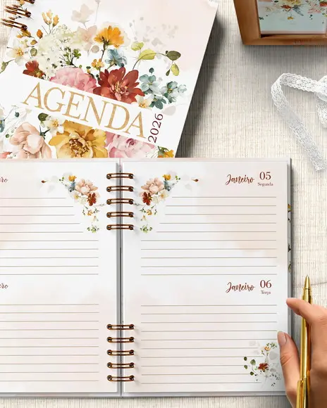 Combo Agendas Garden 2026 e Permanente (1 Dpp e 2 Dpp)