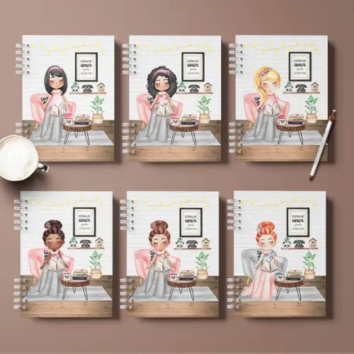 Combo de 18 Capas e 12 Miolos Coleção Meninas