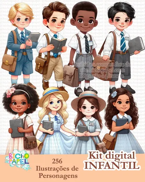Kit Digital Infantil Crianças e Jesus Testemunhas Jeová