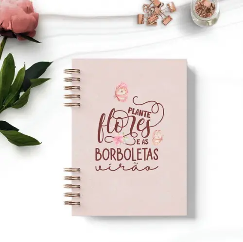 Miolo Agenda Permanente Borboletas (não É Envio Por Correio)