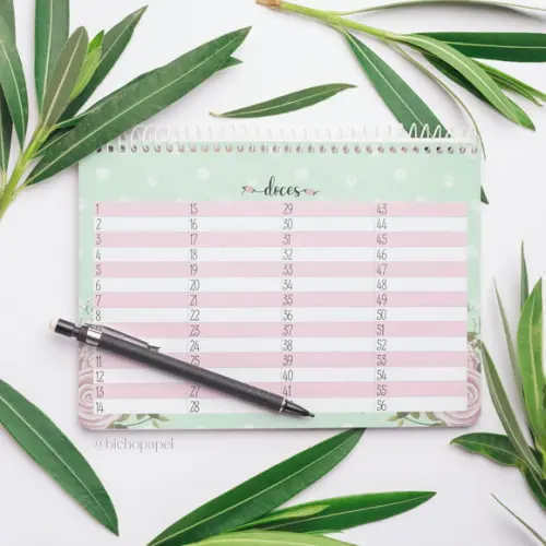 Miolo Caderno de Receitas A5 Anne - (Envio por Link)