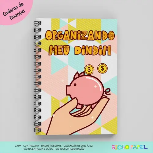 Miolo Planner Financeiro Permanente (calendário Atualizado)