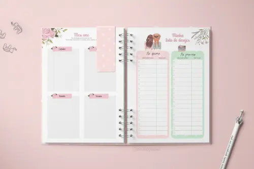 Planner Permanente Anne de Green Gables NÃO É POR CORREIO