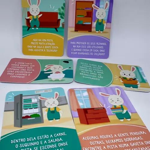 Caça aos Ovos Charadas Coelho