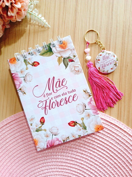 Bloco de Anotações Dia das Mães Presente Aniversário